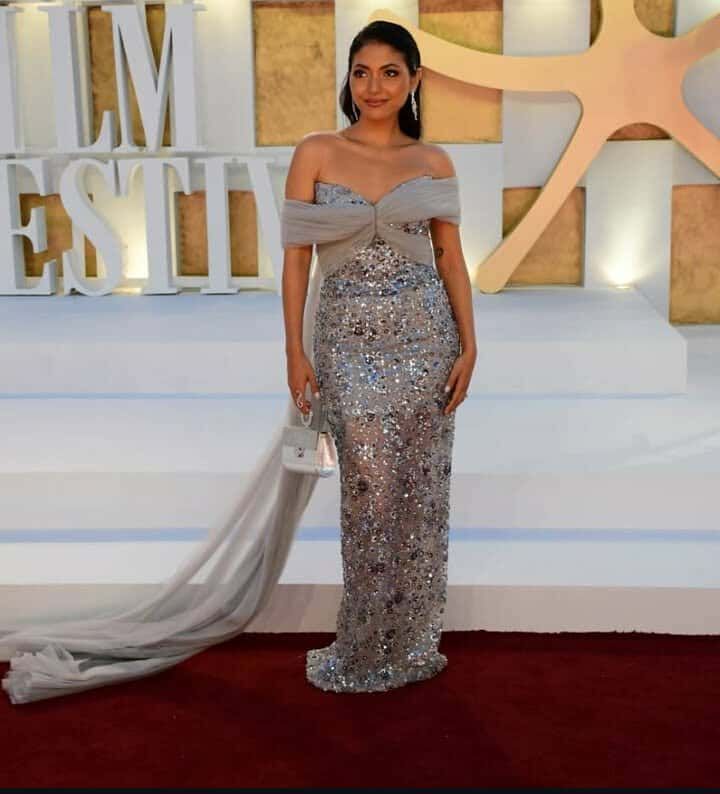 نيللي كريم ودرة وجيهان الشماشرجي.. فراشات الفن تخطفن الأنظار في افتتاح مهرجان الجونة - الخليج الان