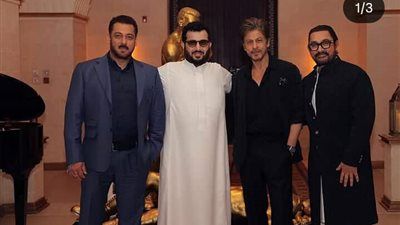 نعمل على مفاجأة كبيرة.. تركي آل الشيخ يجتمع مع مشاهير الهند شاروخان وسليمان خان وعامر خان - الخليج الان