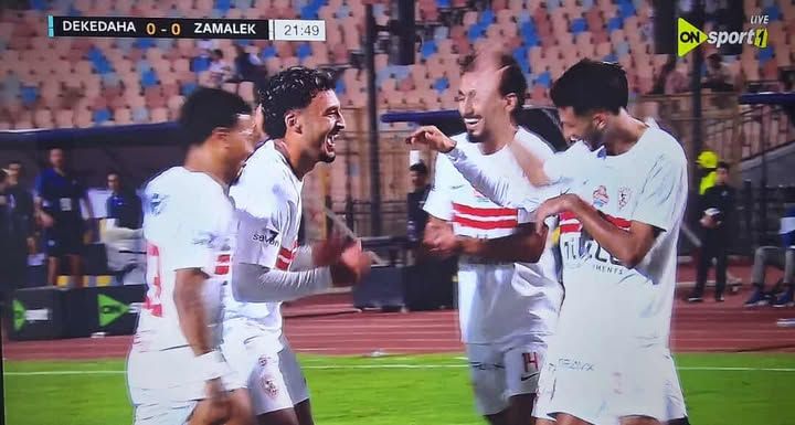 الكونفدرالية الأفريقية: أحمد شريف يسجل الهدف الأول للزمالك في مرمى ديكيداها الصومالي في الدقيقة 22 - الخليج الان