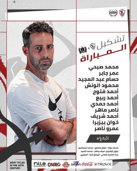 تشكيل الزمالك الرسمي ضد ديكيداها الصومالي في الكونفدرالية الأفريقية - الخليج الان