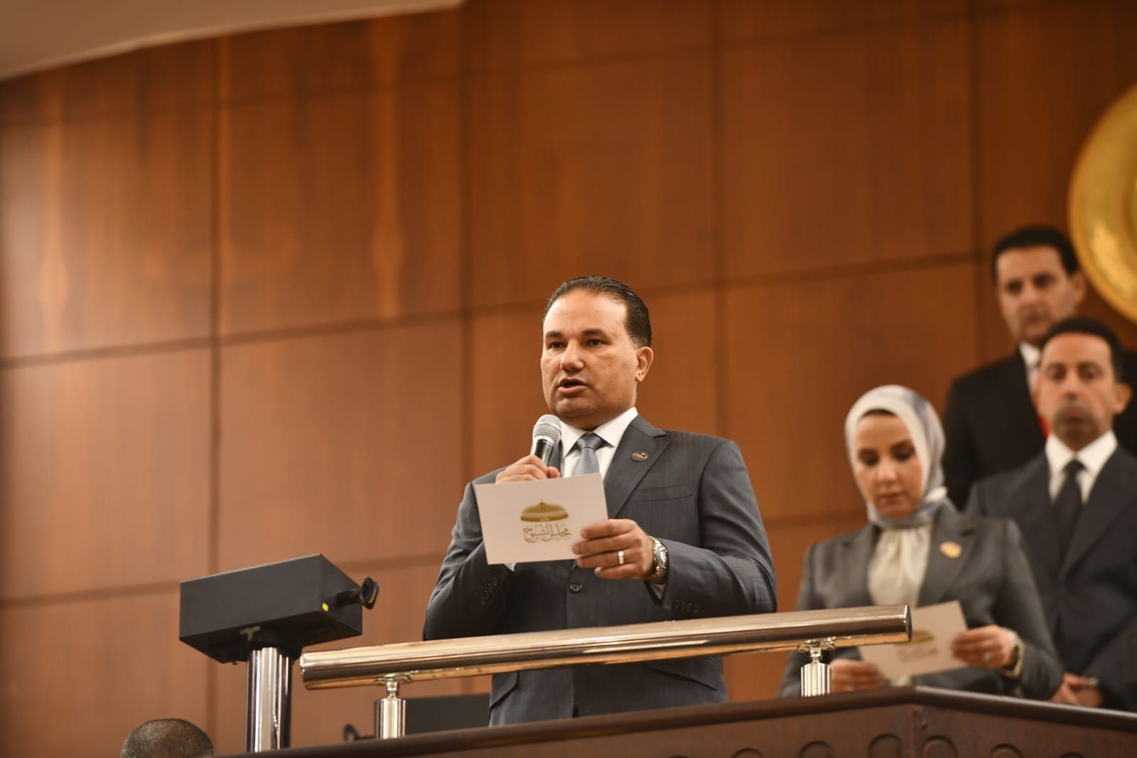 النائب تامر عبد الحميد يؤدى اليمين الدستورية بمجلس الشيوخ 2025 ويؤكد على إحترامه الدستور والقانون - الخليج الان