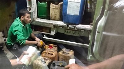 ضبط ألف لتر سولار مدعم قبل بيعه بالسوق السوداء في المنوفية - الخليج الان