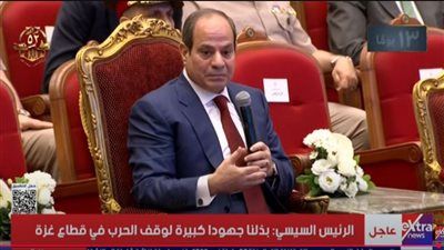 السيسي: رغم الأزمات.. مصر ستواصل مسيرتها بفضل إرادة شعبها وثقة الله - الخليج الان