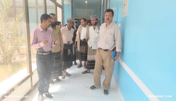 مدير عام رضوم يثمن جهود المحافظ والإمارات في تطوير مستشفى رضوم العام