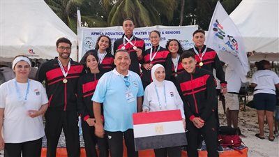 السباحة تواصل التألق ..13 ميدالية و4 كؤوس لمصر ببطولة أفريقيا للمياه المفتوحة - الخليج الان