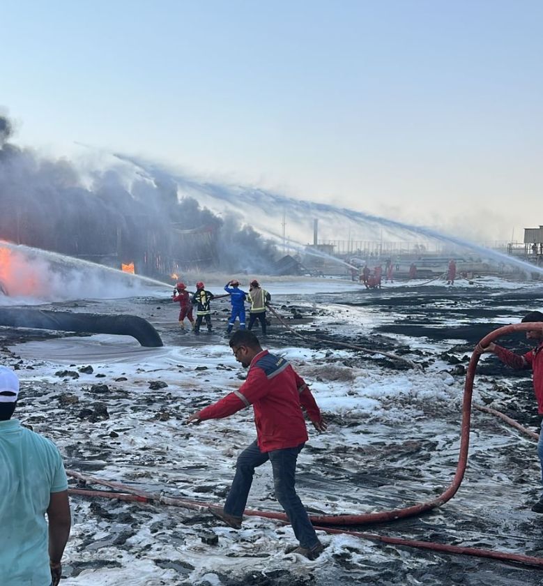 العراق.. قتلى ومصابين في انفجار ضخم بأحد التوربينات بموقع نفطي بالبصرة|صور - الخليج الان