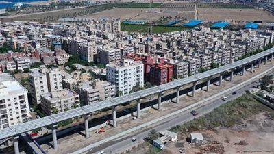 شاهد بالصور.. أول لقطات جوية لمترو الإسكندرية الجديد - الخليج الان