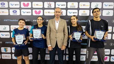 الفراعنة يسيطرون على ميداليات الزوجي المختلط ببطولة مصر الدولية لتنس الطاولة - الخليج الان