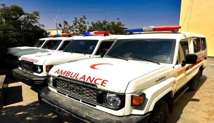 وصول أولى قوافل التجهيزات الطبية القادمة من الإمارات لمستشفيات شبوة