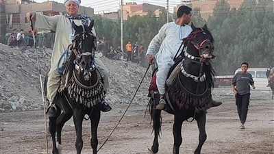 صور| ليلة من سحر التراث.. أغانٍ وألعاب شعبية تزين مهرجان قنا للفنون - الخليج الان