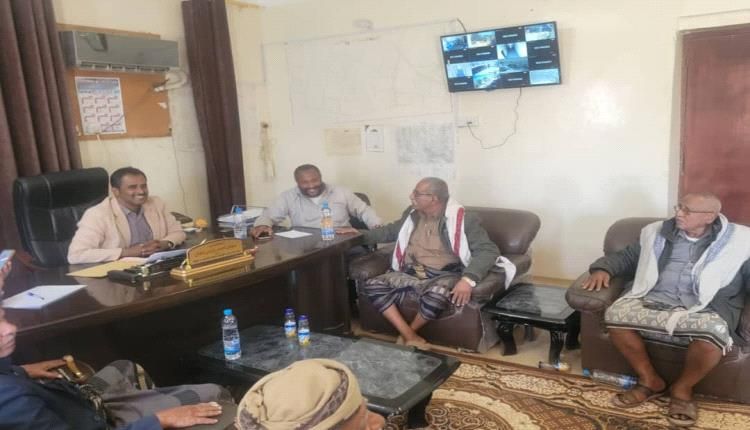 اجتماع هام بمديرية بيحان: مدير عام مكتب الأشغال بشبوة يناقش خطة العمل