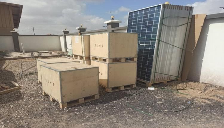 تزويد مركز ام جاسم الصحي بصبر تبن بمنظومة الطاقة الشمسية