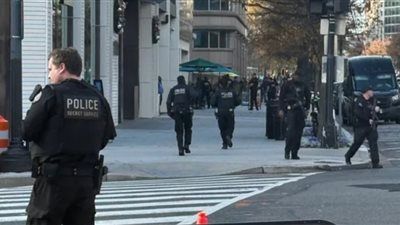 إطلاق نار قرب البيت الأبيض يصيب 3 أشخاص بينهم عناصر الحرس الوطني - الخليج الان