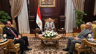 رئيس الشيوخ يستقبل المستشار علاء الدين فؤاد ونائب رئيس محكمة النقض - الخليج الان