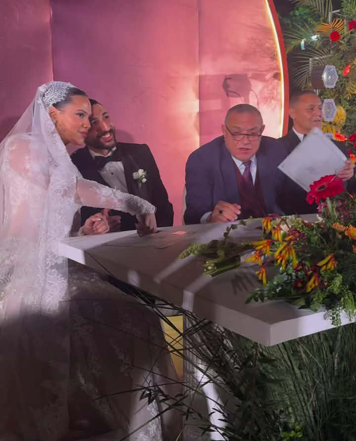 "الفرحة مش سيعاه".. لقطات من حفل زفاف نجل حنان ترك - الخليج الان