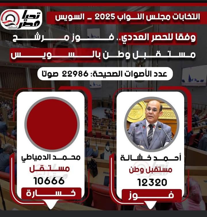 تليجراف الخليج ينشر النتيجة الكاملة للحصر العددي لجولة الإعادة بالمرحلة الثانية - الخليج الان