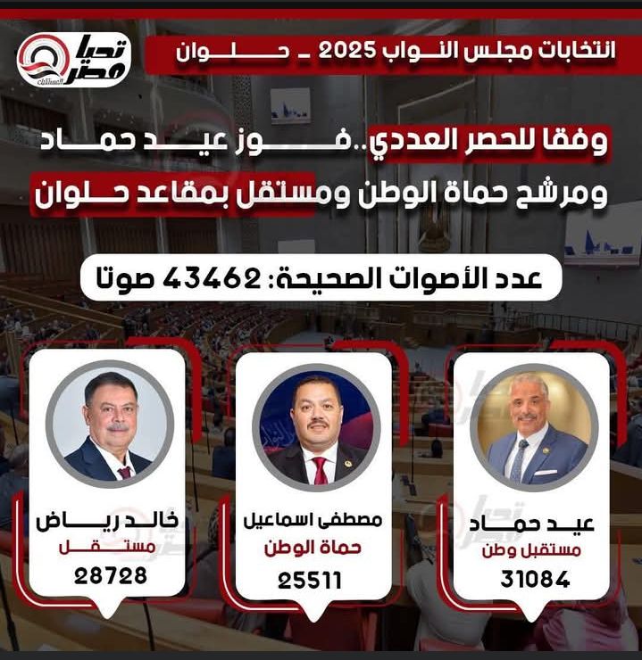 تليجراف الخليج ينشر النتيجة الكاملة للحصر العددي لجولة الإعادة بالمرحلة الثانية - الخليج الان