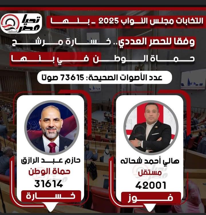 تليجراف الخليج ينشر النتيجة الكاملة للحصر العددي لجولة الإعادة بالمرحلة الثانية - الخليج الان