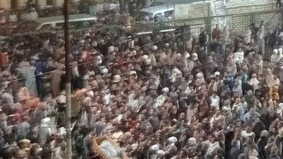 تشييع جثامين 7 ضحايا حادث الطريق الإقليمي بقرية معصرة صاوي في الفيوم - الخليج الان