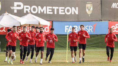 الأهلي يواصل تدريباته استعدادًا لمباراة المصرية للاتصالات في كأس مصر - الخليج الان
