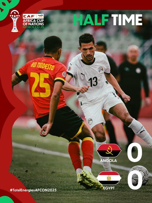 وسط تألق مصطفى شوبير: التعادل السلبي يحسم نتيجة الشوط الأول بين مصر وأنجولا في كأس أمم أفريقيا - الخليج الان