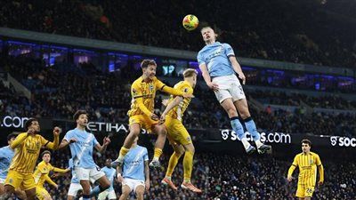 مانشستر سيتي يواصل السقوط ويتعادل أمام برايتون (1/1) في الدوري الإنجليزي الممتاز - الخليج الان