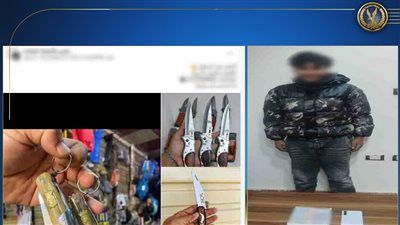 سجن وغرامة تصل لـ 20 ألف جنيه.. قانون الأسلحة يواجه الجرائم الإلكترونية لترويج الأسلحة البيضاء - الخليج الان