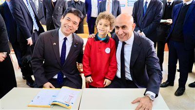 وزير التعليم يصطحب نظيره الياباني في زيارة تفقدية للمدرسة المصرية اليابانية بالقاهرة الجديدة - الخليج الان
