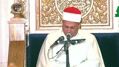 الشيخ محمد أبو السعود متسابق دولة التلاوة يتلو آيات من القرآن في مسجد العزيز الحكيم بحضور الرئيس السيسي - الخليج الان