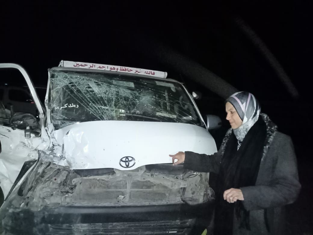 الحصيلة الأولية .. اصابة 11 شخص في حادث سير بصحراوي المنيا - الخليج الان