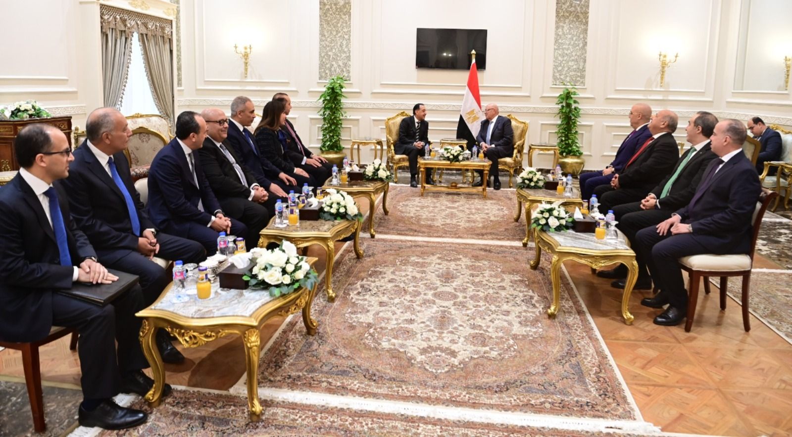 رئيس مجلس النواب يستقبل الدكتور مصطفى مدبولي رئيس مجلس الوزراء للتهنئة بمنصبه - الخليج الان