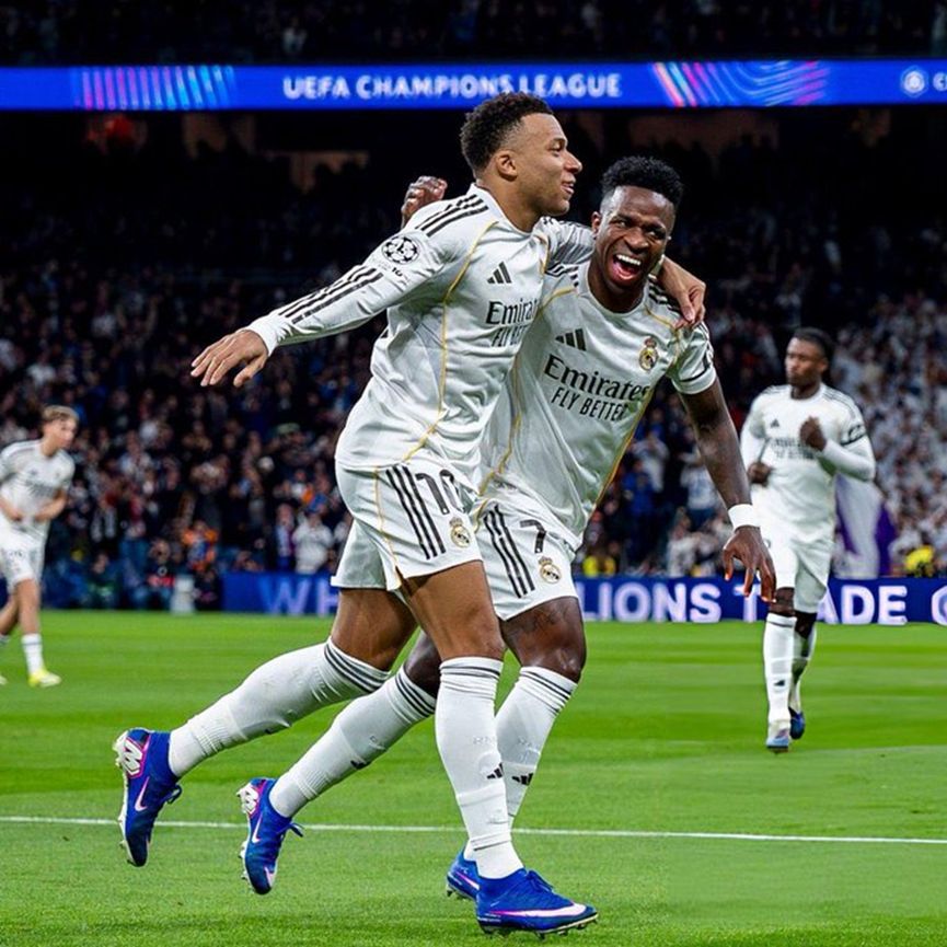 الريال ضد موناكو.. ريال مدريد يتقدم على موناكو بثنائية كيليان مبابي في الشوط الأول بدوري أبطال أوروبا - الخليج الان