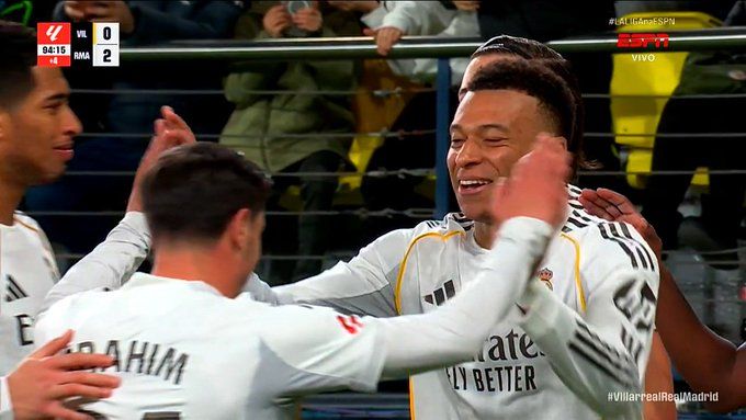 فياريال ضد الريال.. كيليان مبابي يسجل الهدف الثاني لـ ريال مدريد من ركلة جزاء في مرمى فياريال - الخليج الان