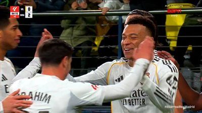 فياريال ضد الريال.. كيليان مبابي يسجل الهدف الثاني لـ ريال مدريد من ركلة جزاء في مرمى فياريال - الخليج الان