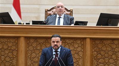 النائب محمد مجاهد يستعرض تقرير لجنة الشباب عن مشروع تعديل قانون المهن الرياضية - الخليج الان