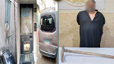 الداخلية تكشف ملابسات تحطيم شخص عارٍ 3 سيارات وماكينة ATM بفأس - الخليج الان