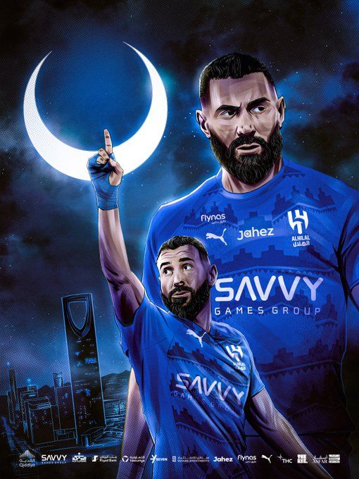 الأخدود ضد الهلال.. كريم بنزيما يسجل الهدف الثالث لـ الهلال في مرمى الأخدود بالدوري السعودي - الخليج الان