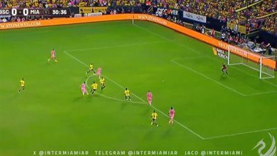 برشلونة وانتر ميامي.. ليونيل ميسي يسجل هدف مذهل لـ إنتر ميامي في مرمى برشلونة الإكوادوري - الخليج الان