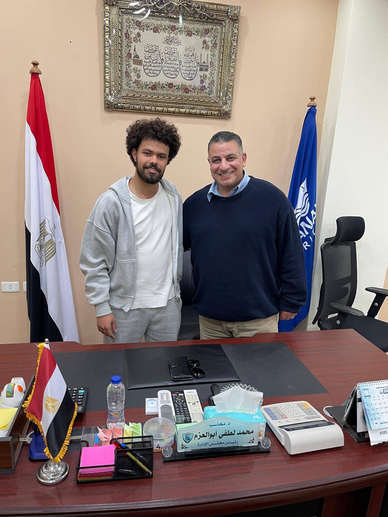 القناة يدعم صفوفه بدوري المحترفين بإستعارة مصطفي حمادة صانع ألعاب مودرن سبورت - الخليج الان