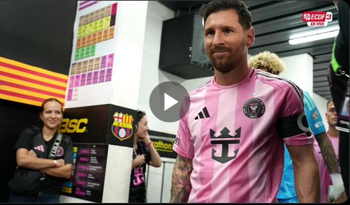 ليونيل ميسي.. ليونيل ميسي يخطف الأضواء في مباراة ودية بين إنتر ميامي وبرشلونة - الخليج الان