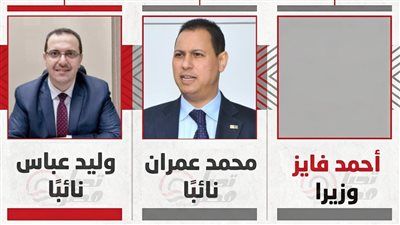 تليجراف الخليج ينفرد: التشكيل الجديد لوزارة الإسكان – أحمد فايز وزيرًا ووليد عباس ومحمد عمران نوابًا - الخليج الان