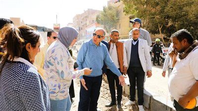 محافظ المنيا يتفقد أعمال تطوير شارع الصفصافة بسمالوط ويوجه بسرعة الانتهاء لتحقيق السيولة المرورية - الخليج الان