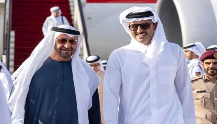 رئيس الإمارات وأمير قطر يبحثان التطورات الإقليمية في أبوظبي