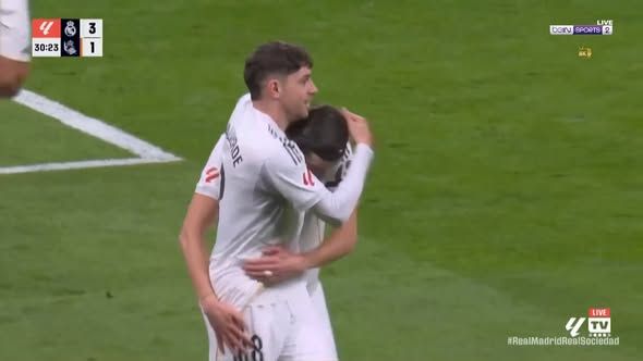 الريال ضد ريال سوسيداد.. ملخص اهداف ونتيجة مباراة ريال مدريد وريال سوسيداد في الدوري الاسباني بعد مرور 40 دقيقة - الخليج الان