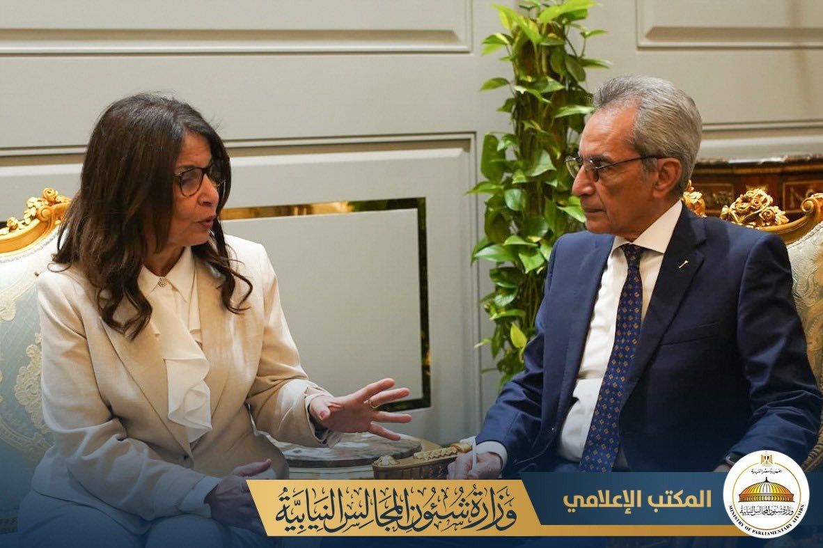 وزير شئون المجالس النيابية يشارك في مناقشة قانون حماية الأطفال من مخاطر مواقع التواصل الاجتماعي - الخليج الان