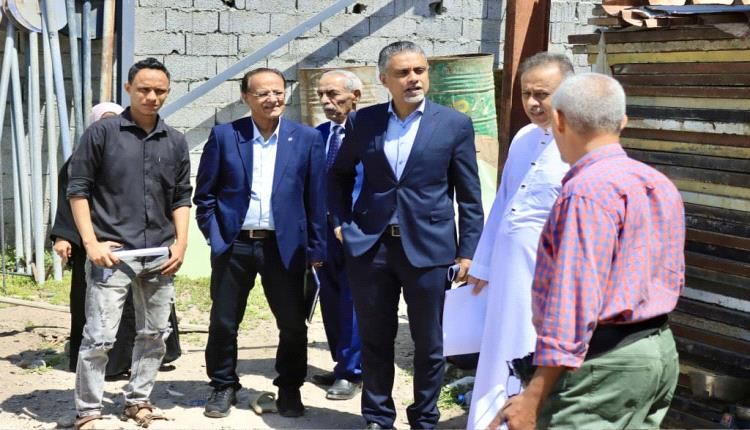 نزول ميداني لفريق لجنة المعلا بالهيئة الاستشارية لتقييم الأداء في مديرية المعلا