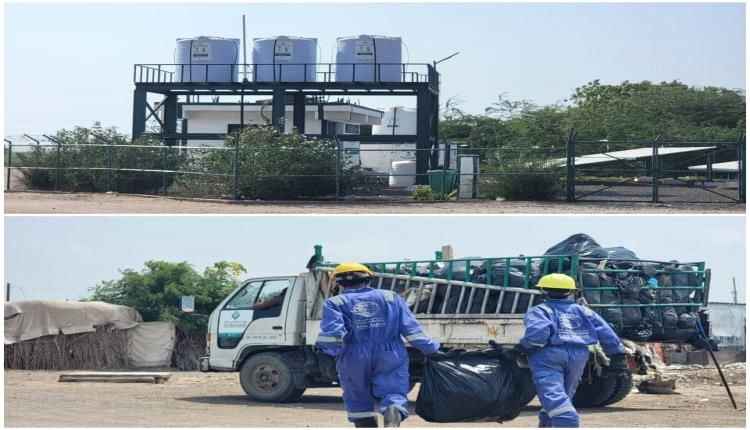 مركز الملك سلمان يضخ مليونًا و435 ألف لتر في الخوخة بالحديدة خلال أسبوع