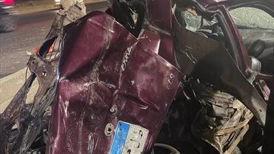 مصرع 3 أشخاص وإصابة 3 آخرين في تصادم 3 سيارات بطريق مصر – الإسماعيلية الصحراوي - الخليج الان