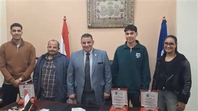 رئيس نادي القناة يكرم أبطال العالم في الكاراتيه 2026 - الخليج الان