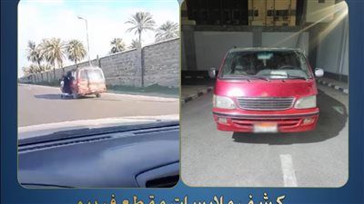 الداخلية تكشف تفاصيل فيديو سقوط سائق من سيارة ميكروباص يقودها شرطي بالإسكندرية - الخليج الان